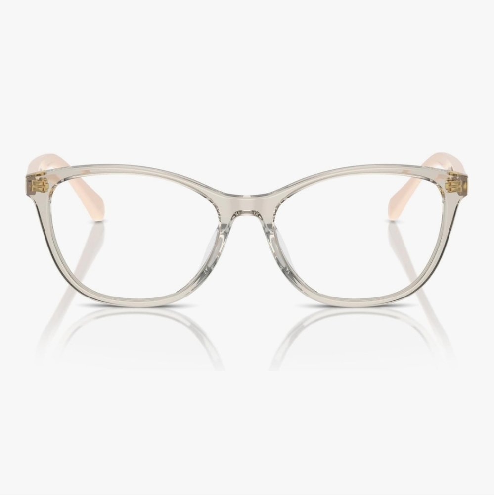 Vogue Eyewear Women's VO5502D Cat Eye Prescription Eyewear Frames, Transparent